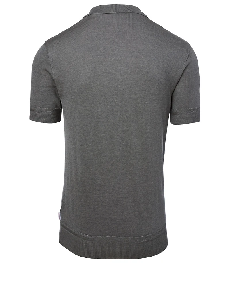 Tailored-Fit Silk And Cotton Polo Shirt