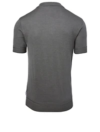 Tailored-Fit Silk And Cotton Polo Shirt