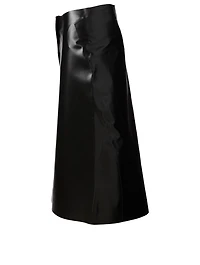 Leather Midi Skirt