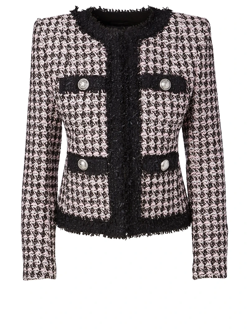 Wool-Blend Tweed Jacket