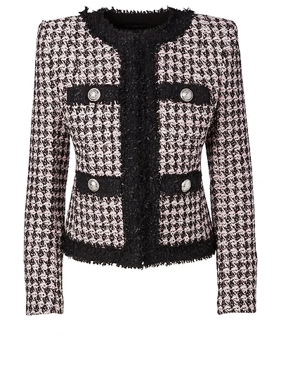 Wool-Blend Tweed Jacket