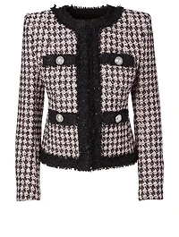 Wool-Blend Tweed Jacket