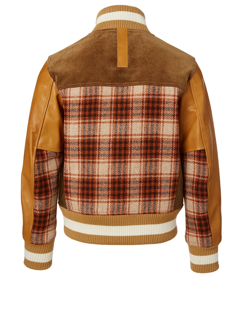 Wool And Leather Jacket