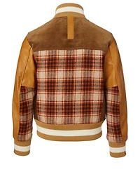 Wool And Leather Jacket