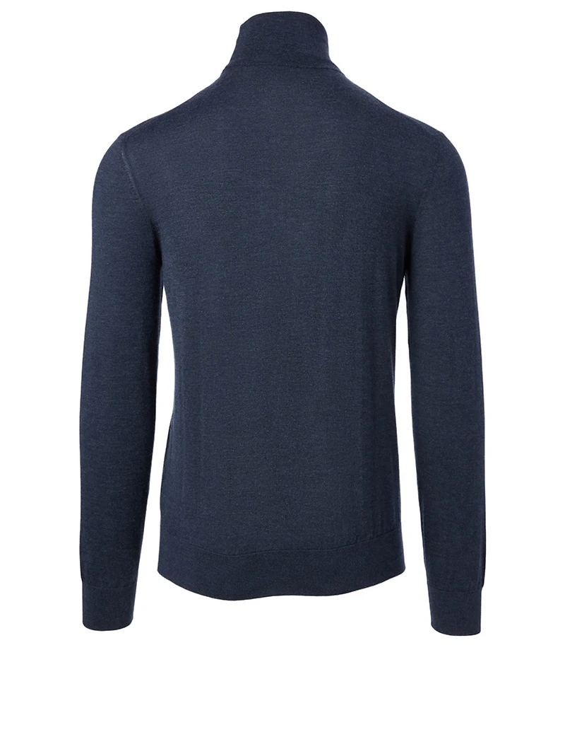 Cashmere And Silk Turtleneck Sweater