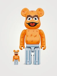 Orange Fur Oscar The Grouch 100% & 400% Be@rbrick Set