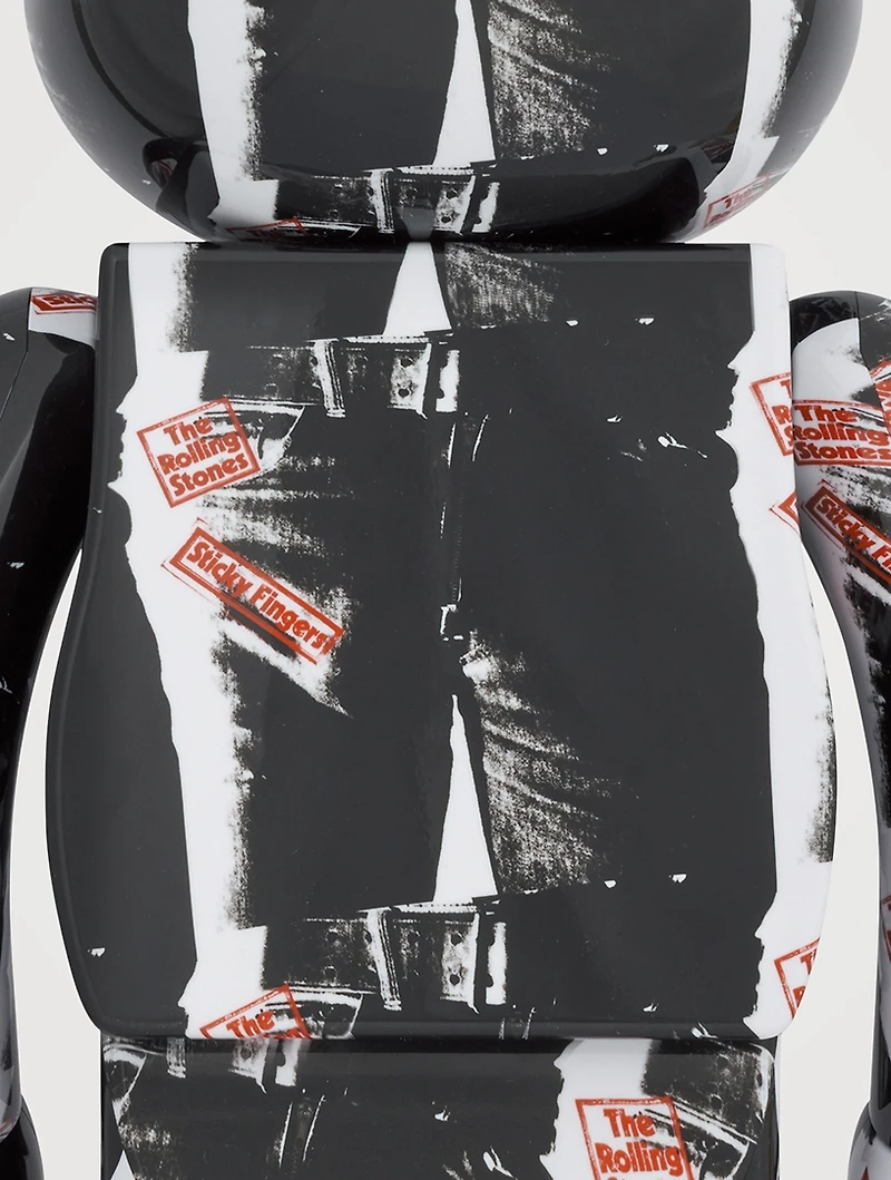 Warhol x Rolling Stones Sticky Fingers 1000% Be@rbrick