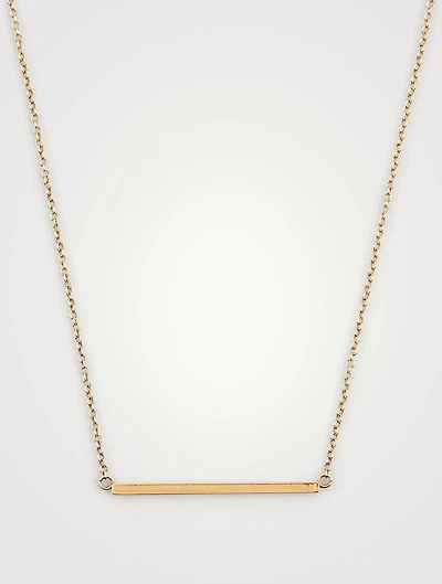 Gold Stick Necklace