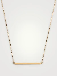 Gold Stick Necklace