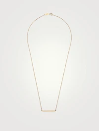 Gold Stick Necklace