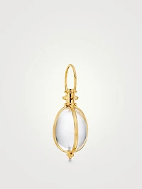 18K Gold Classic Amulet With Crystal
