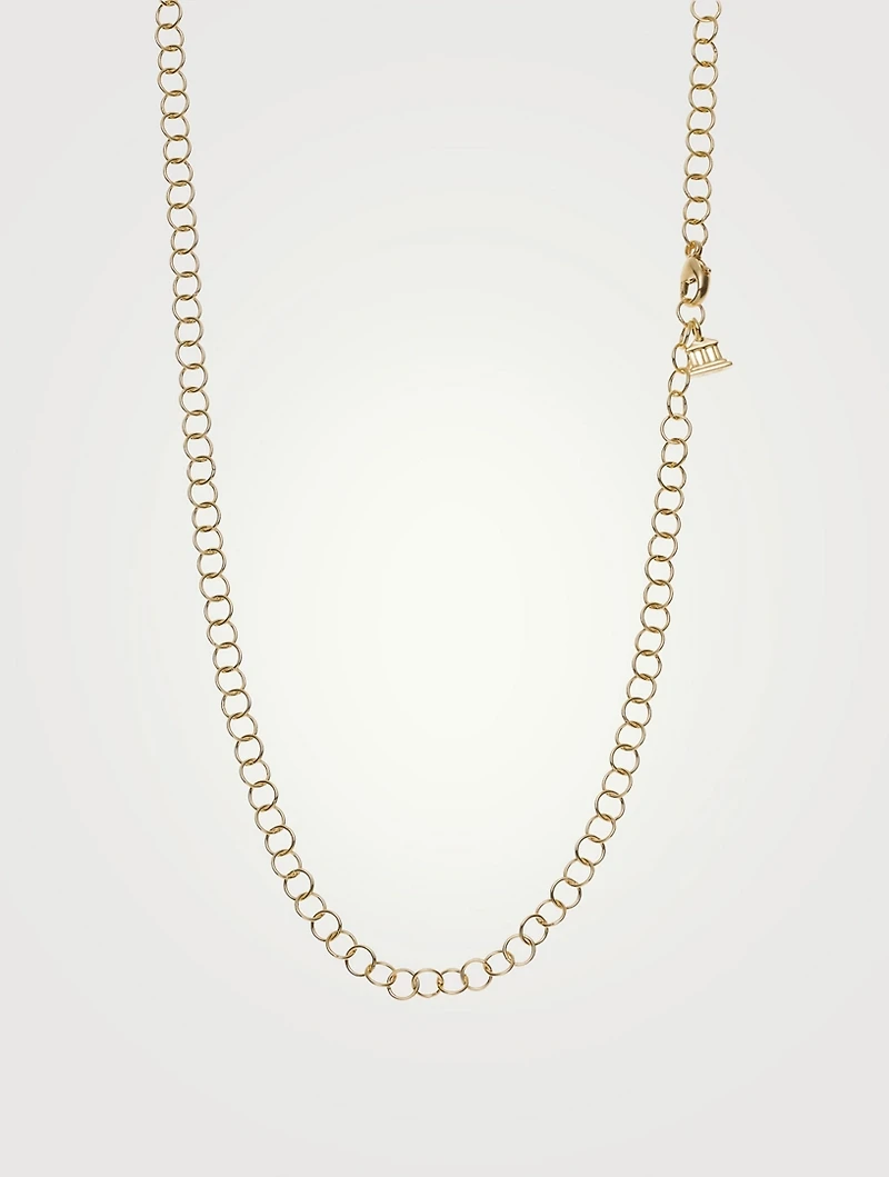 18K Gold Small Round Chain