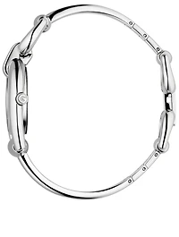 Horsebit Goldtone Bracelet Watch With Diamonds