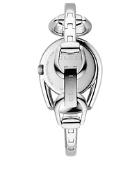Horsebit Goldtone Bracelet Watch With Diamonds