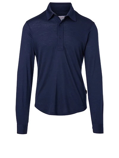 Sebastian Merino Long-Sleeve Polo