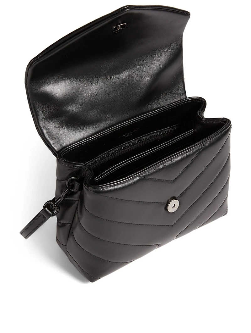 Toy Lou Lou YSL Monogram Leather Crossbody Bag