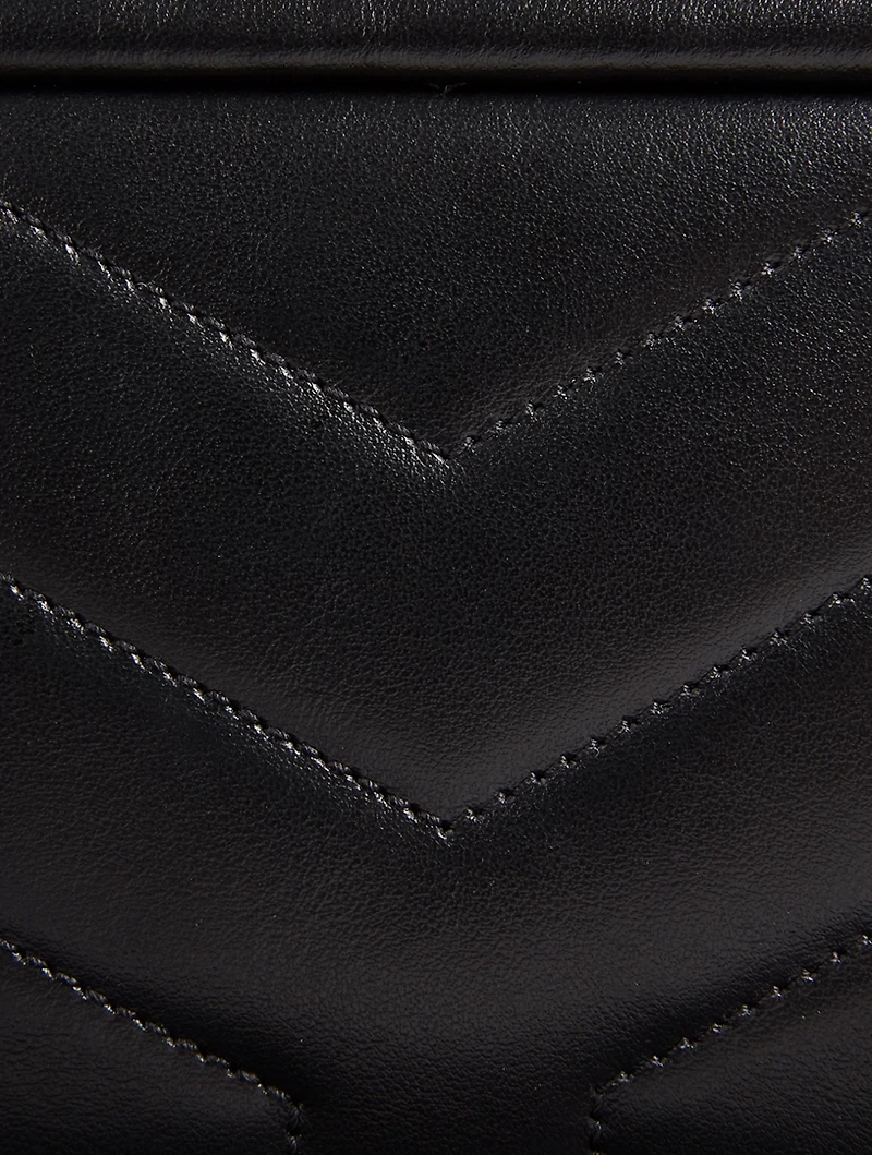 Toy Lou Lou YSL Monogram Leather Crossbody Bag