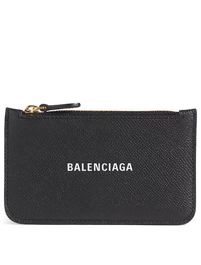 Long Leather Card Holder