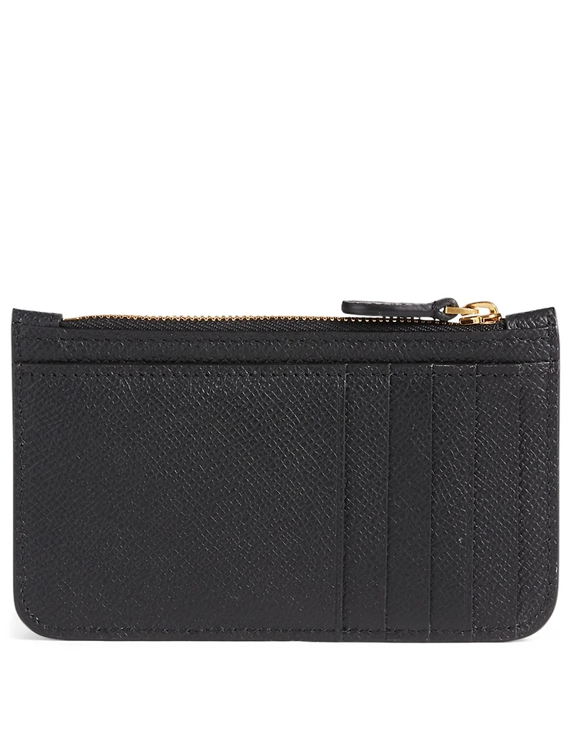 Long Leather Card Holder