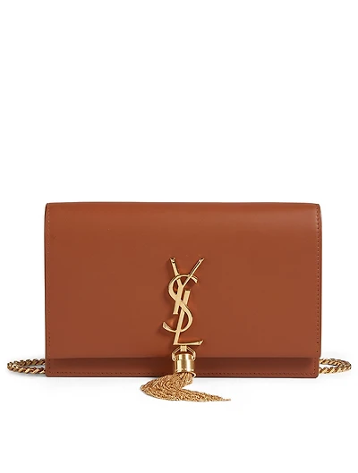 Kate YSL Monogram Leather Chain Wallet Bag