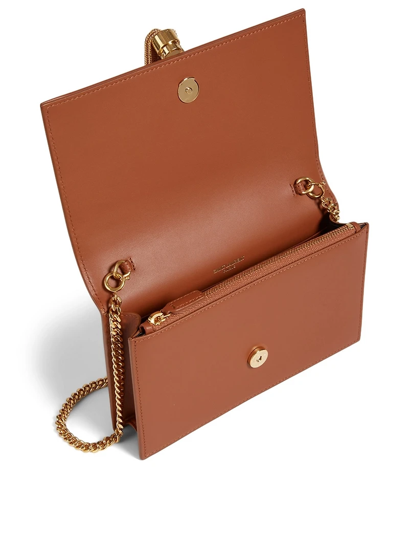 Kate YSL Monogram Leather Chain Wallet Bag