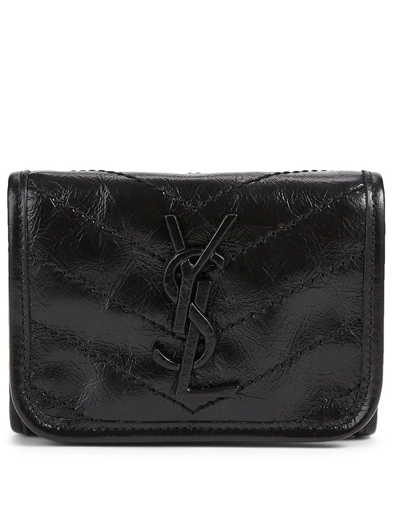 Niki YSL Monogram Compact Leather Wallet