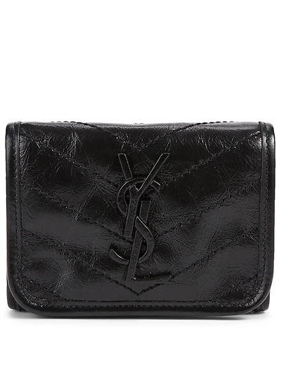Niki YSL Monogram Compact Leather Wallet