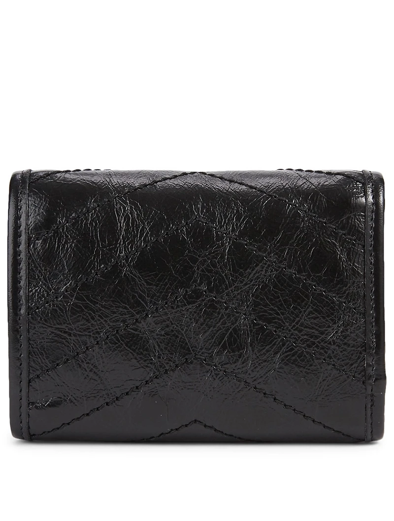 Niki YSL Monogram Compact Leather Wallet