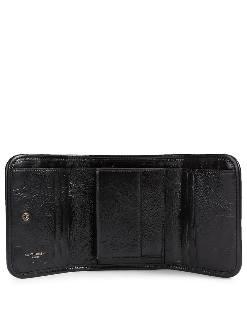 Niki YSL Monogram Compact Leather Wallet