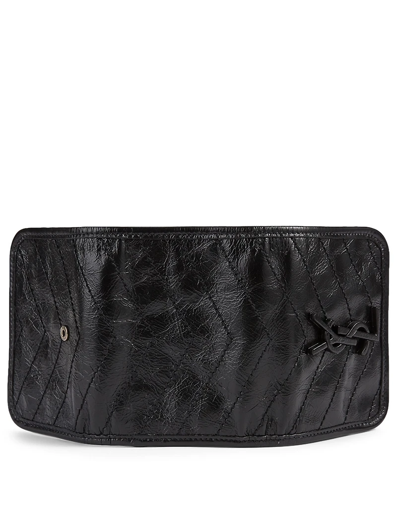 Niki YSL Monogram Compact Leather Wallet