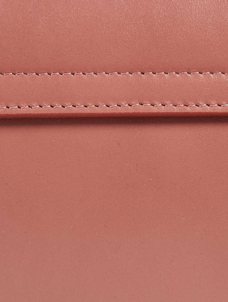 Small Tess Leather And Suede Saddle Bag