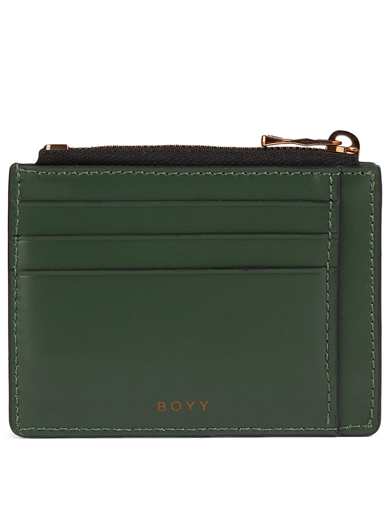 Buckle Leather Card Holder