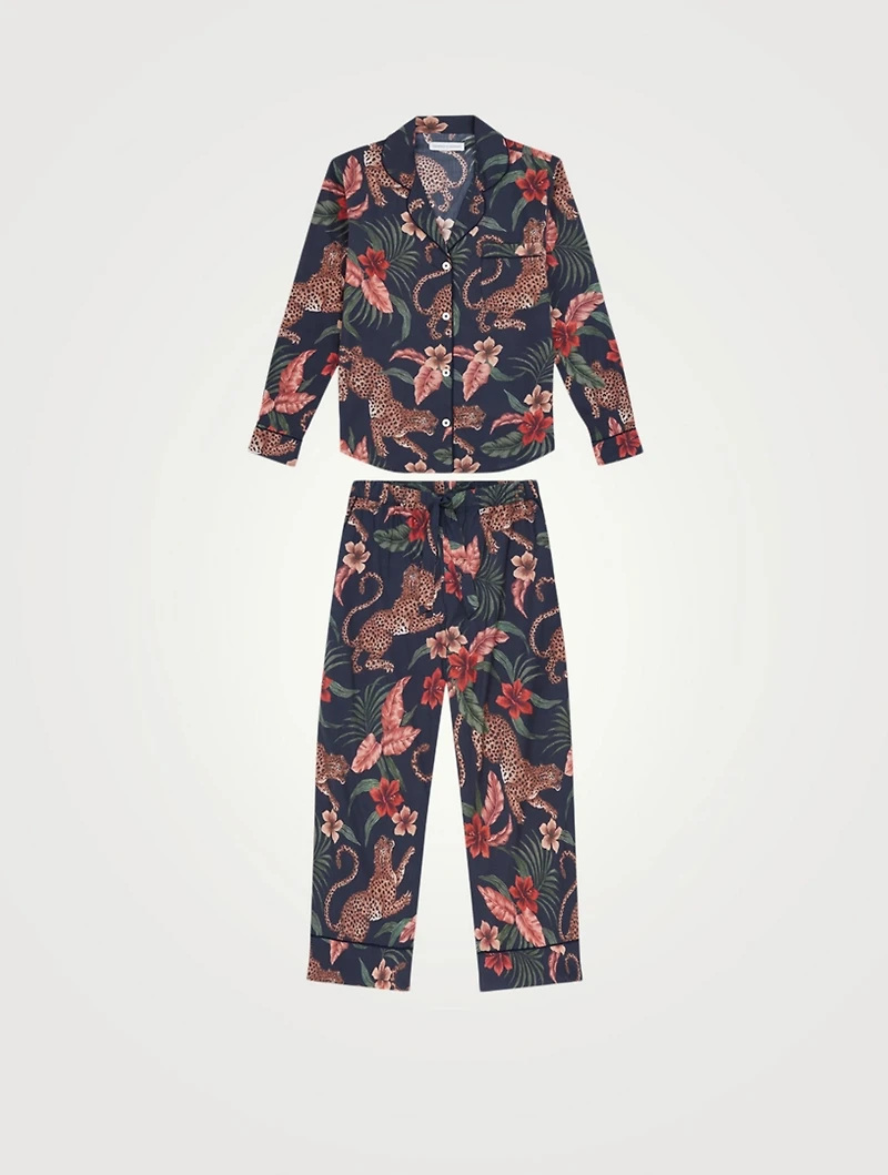 Soleia Cotton Long Pajama Set