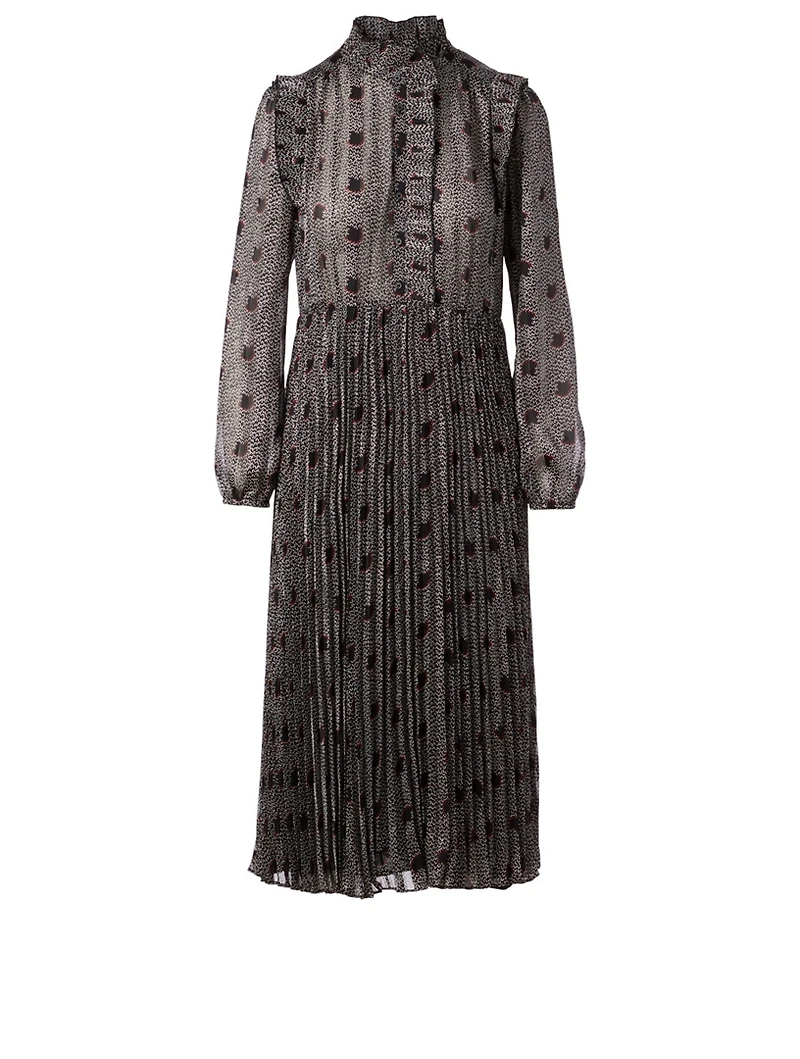 Paris Long-Sleeve Midi Dress