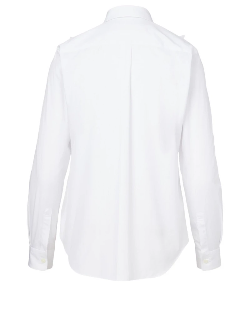 Cotton Ruffle Shirt