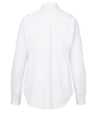 Cotton Ruffle Shirt