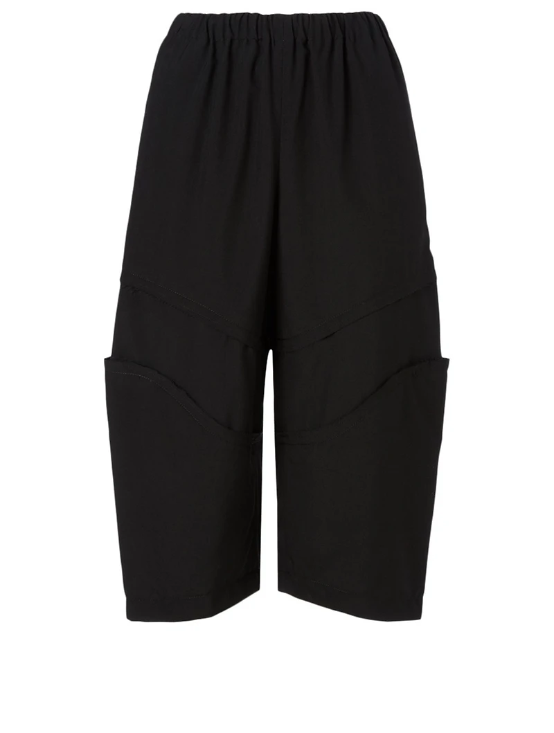 Wool Cropped Pants