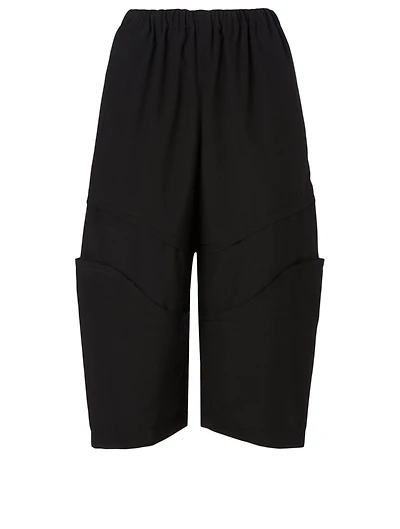 Wool Cropped Pants