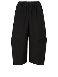 Wool Cropped Pants