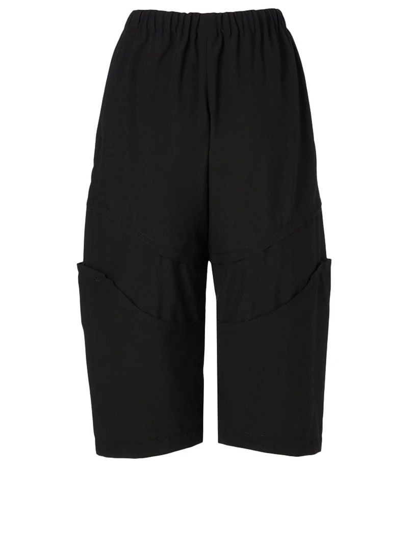 Wool Cropped Pants