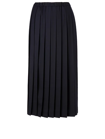 Wool And Cotton Midi Skirt