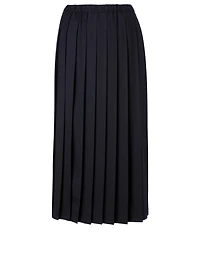 Wool And Cotton Midi Skirt
