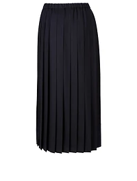 Wool And Cotton Midi Skirt