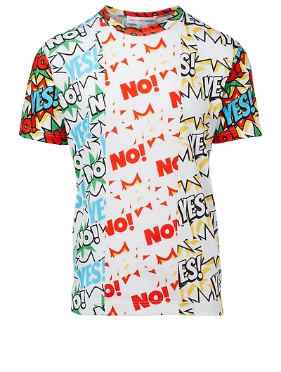 Cotton T-Shirt Comic Print