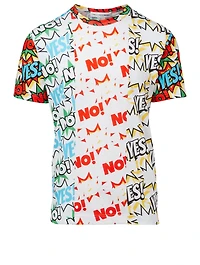Cotton T-Shirt Comic Print