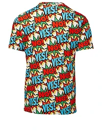 Cotton T-Shirt Comic Print