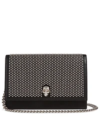 Small Studded Leather Skull Bag