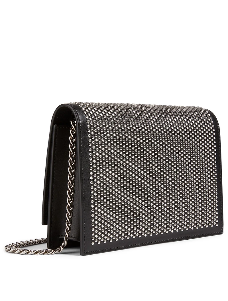 Small Studded Leather Skull Bag