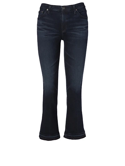 Jodi Flare Crop High-Waisted Jeans