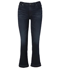 Jodi Flare Crop High-Waisted Jeans